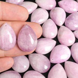 Purple Teardrop Kunzite Pendant Grade AA Genuine Natural One of a Kind Gemstone