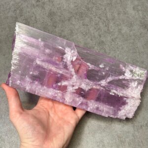 Kunzite Double Terminated Tabular Self Healed Crystal // 991 Grams