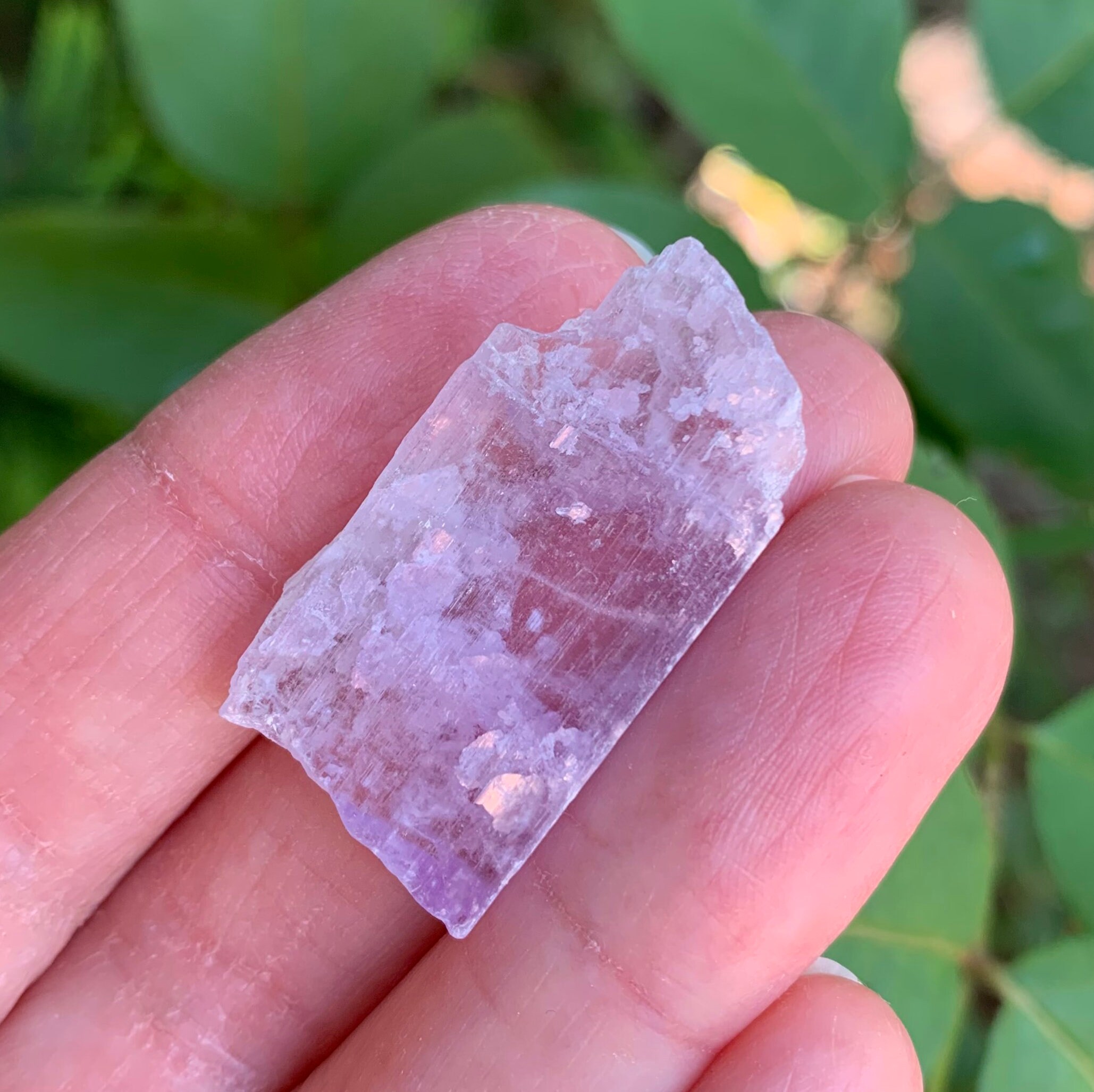Kunzite Crystal 1.3" - Raw Spodumene - 6g Kunzite Crystal 1.3" - Raw Spodumene - 6g