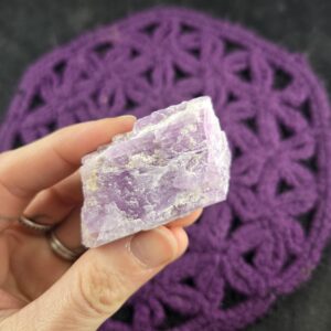 Raw Kunzite Crystal Rare Stone Light Purple Love Heart Crown Chakra Raw Kunzite Crystal Rare Stone Light Purple Love Heart Crown Chakra
