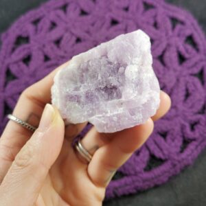 Raw Kunzite Crystal Rare Stones Light Purple Crystals Love Heart Crown Chakra Raw Kunzite Crystal Rare Stones Light Purple Crystals Love Heart Crown Chakra