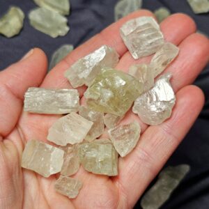 Hiddenite Crystal From Brazil (1-15g) - Green Hiddenite - Green Kunzite - Spodumene - Kunzite Crystal - Hiddenite Specimen Hiddenite Crystal From Brazil (1-15g) - Green Hiddenite - Green Kunzite - Spodumene - Kunzite Crystal - Hiddenite Specimen