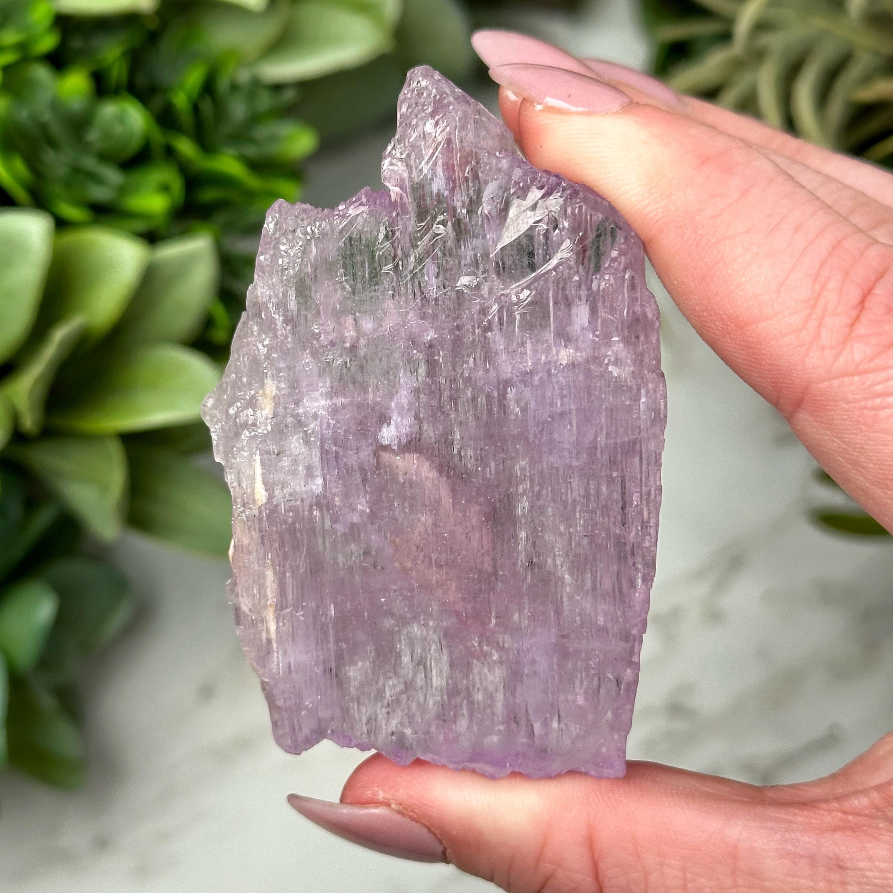 Kunzite | 75g | - #10 (raw Pink Crystal Specimen, Heart Chakra, Healing Stone, Love)