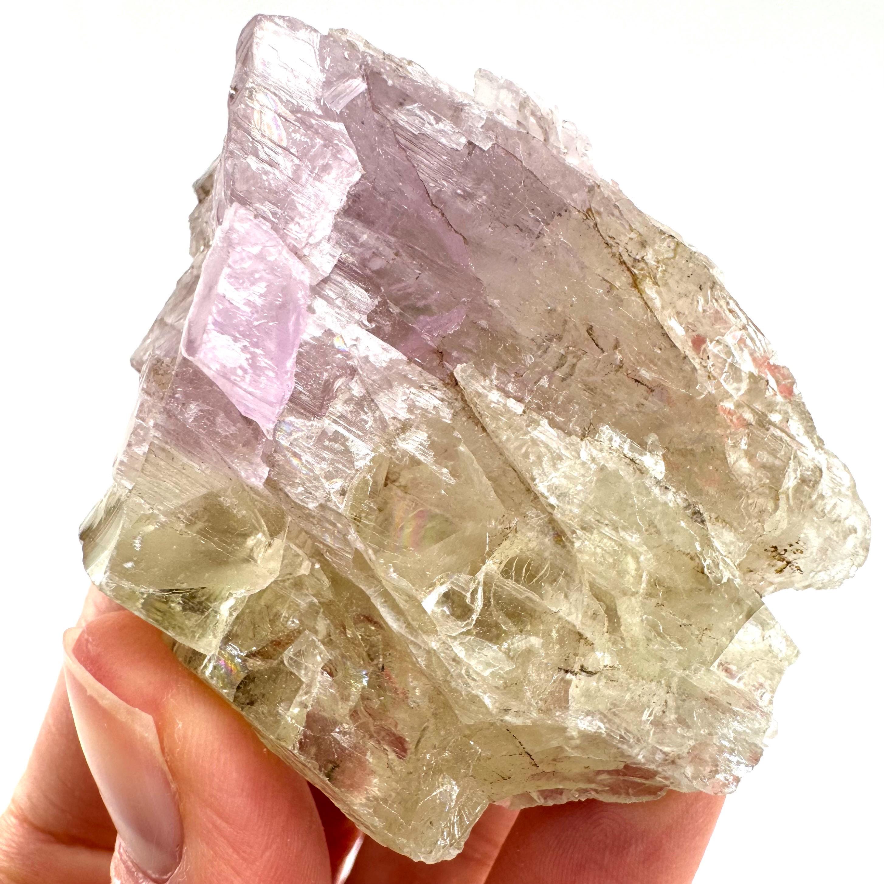 Lavender Kunzite Crystal Specimen | Mineral Stone, 68g Lavender Kunzite Crystal Specimen | Mineral Stone, 68g