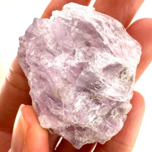 Raw Lavender Kunzite Crystal, Spodumene Mineral Specimen Raw Lavender Kunzite Crystal, Spodumene Mineral Specimen