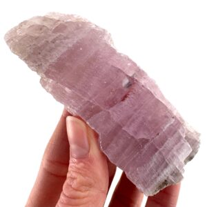 Lavender Kunzite | Raw Pink Spodumene Crystal, Mineral Specimen From Pakistan Lavender Kunzite | Raw Pink Spodumene Crystal, Mineral Specimen From Pakistan