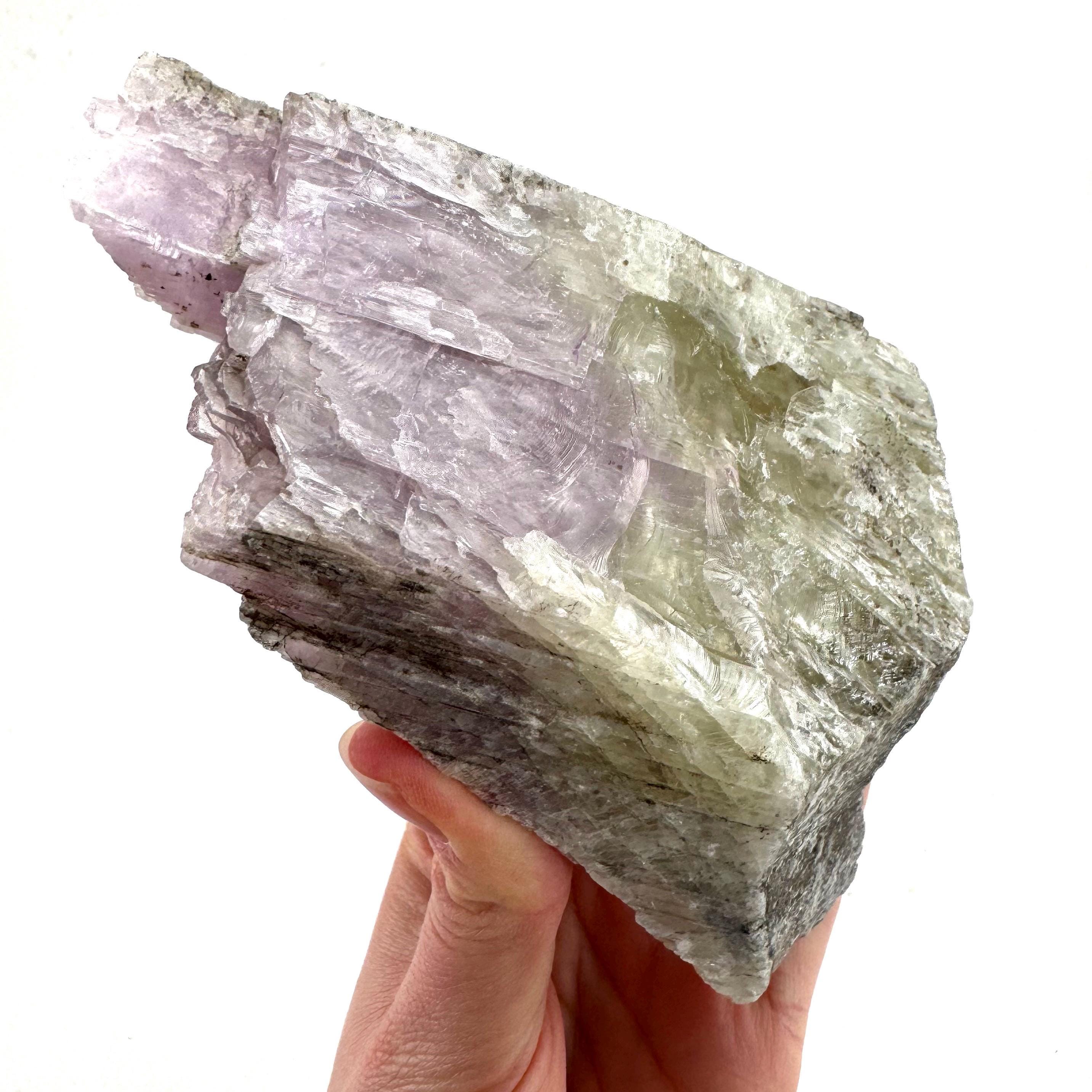 Lavender Kunzite | Raw Pink Spodumene Crystal, Mineral Specimen From Pakistan Lavender Kunzite | Raw Pink Spodumene Crystal, Mineral Specimen From Pakistan