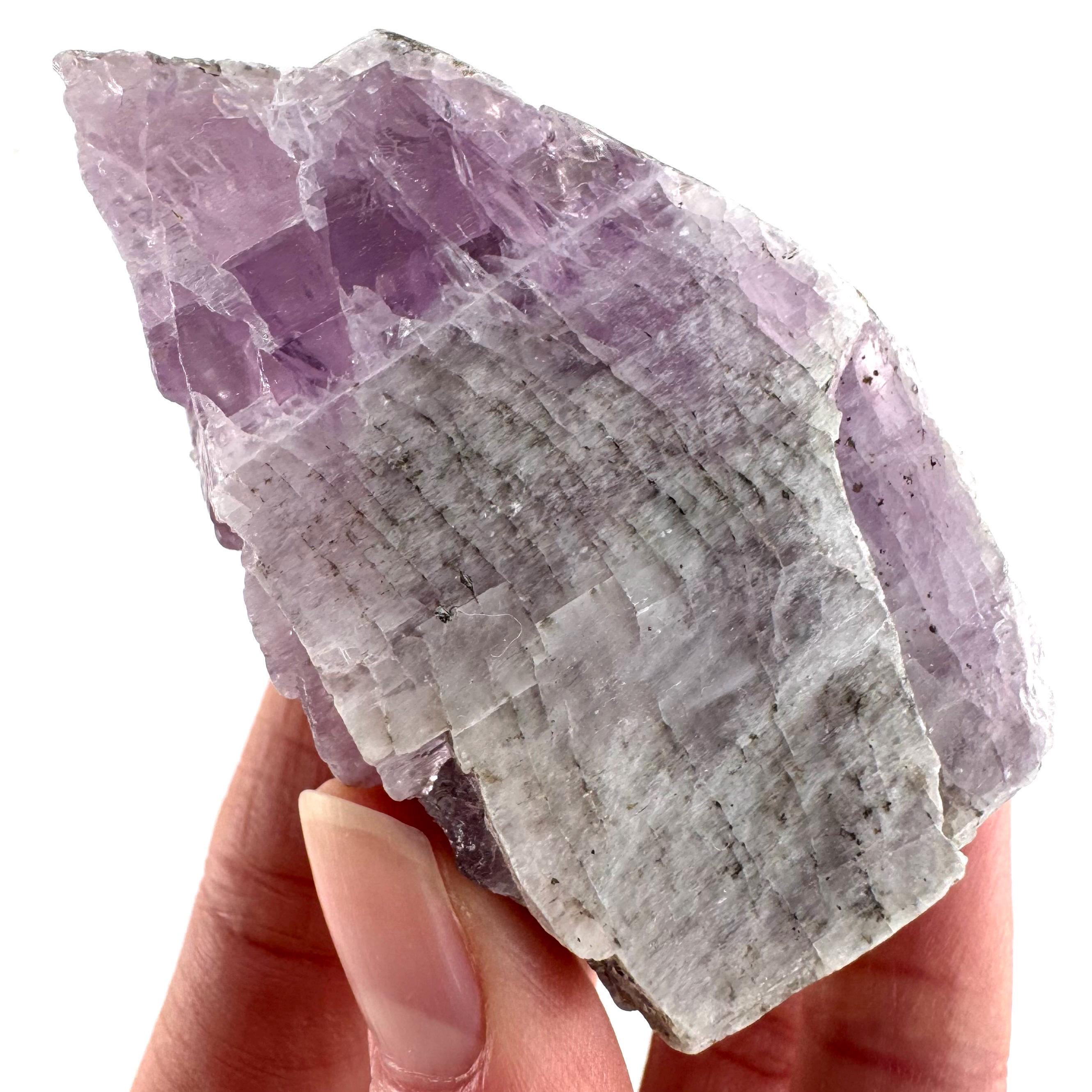 Lavender Kunzite | Raw Pink Spodumene Crystal, Mineral Specimen From Pakistan Lavender Kunzite | Raw Pink Spodumene Crystal, Mineral Specimen From Pakistan