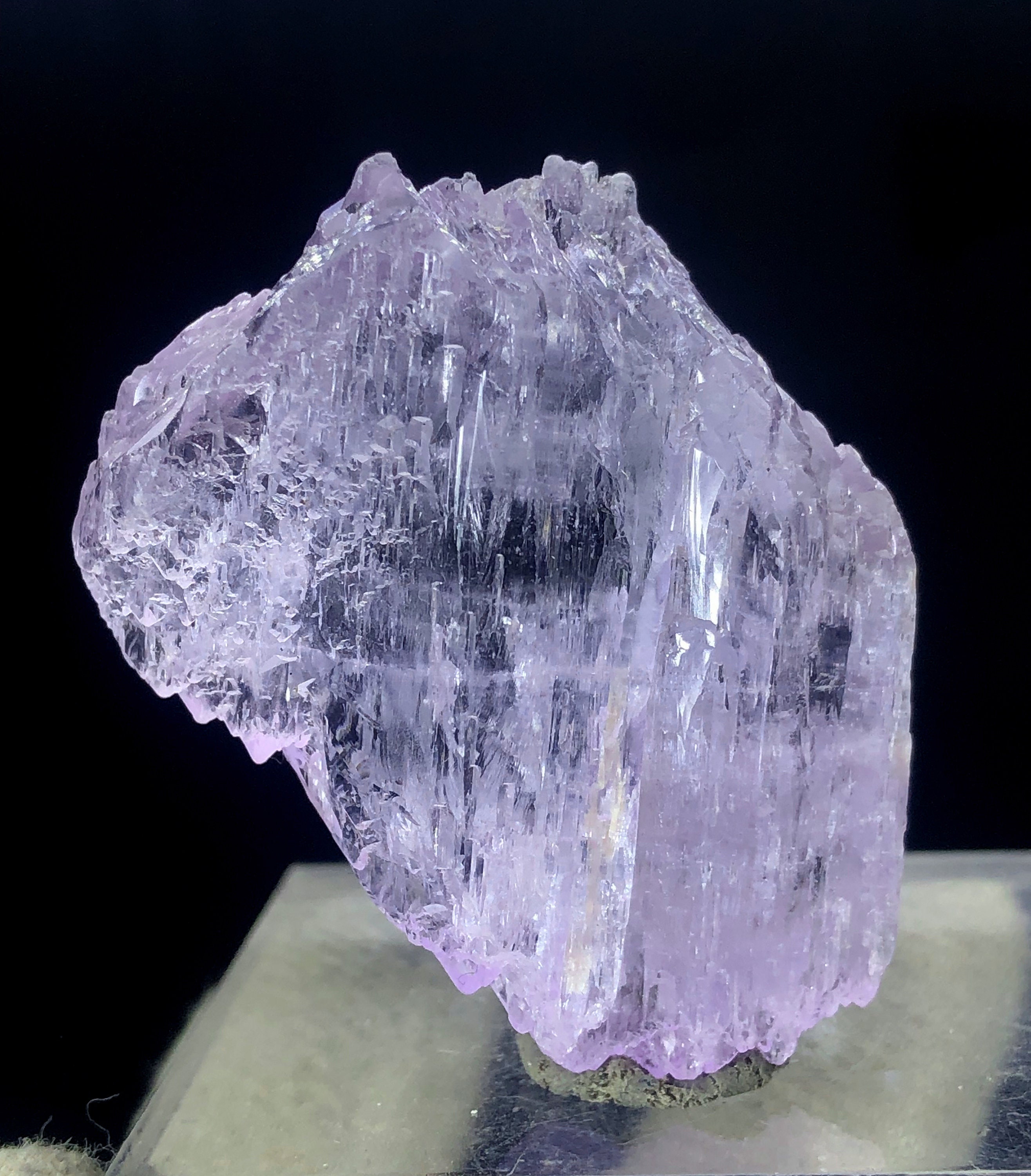 Mountain Shape Pink Kunzite Crystal: Raw Healing Stone From Afghanistan (37 Gram)