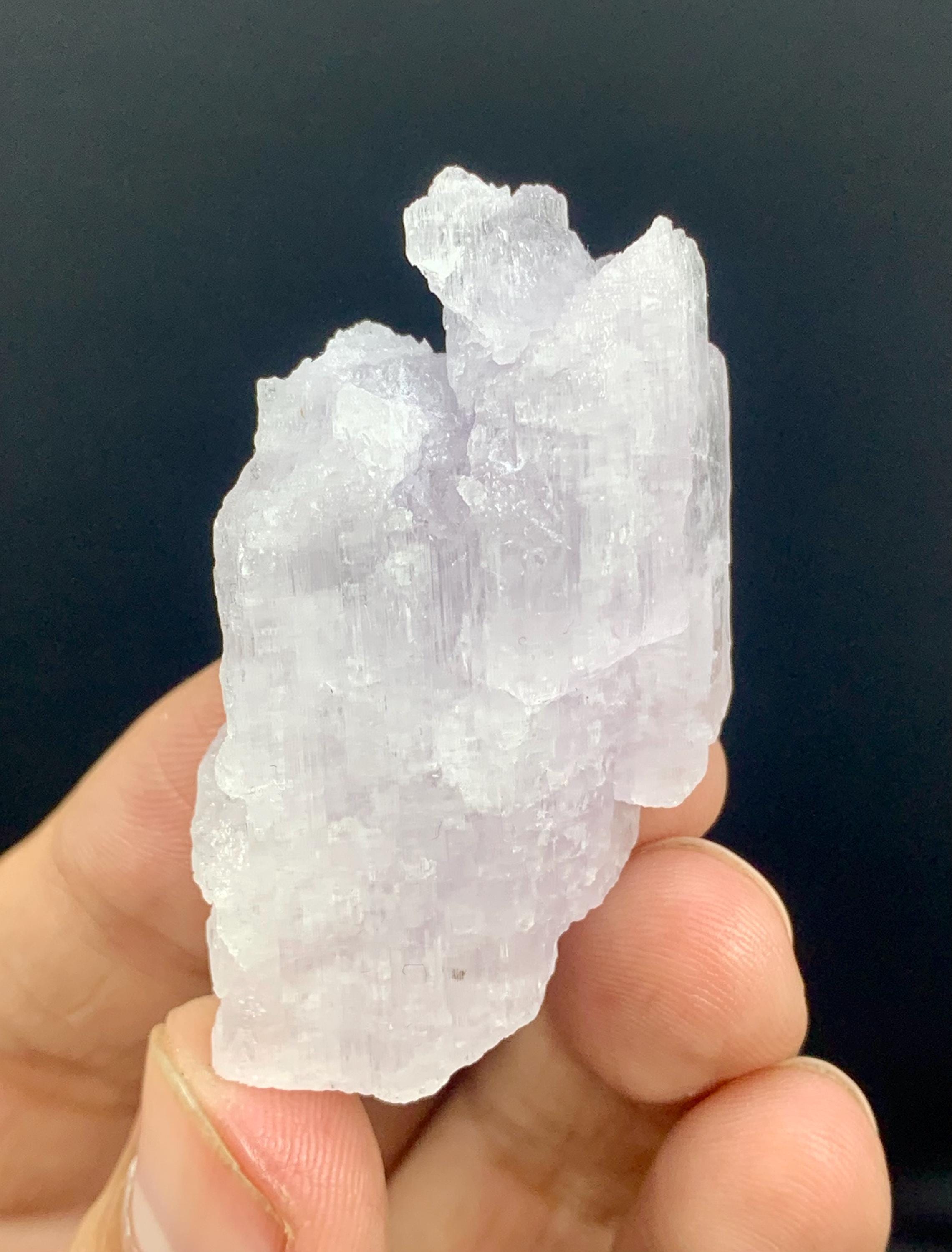 Natural Etched Shape Kunzite Crystal From Afghanistan-30 Gram