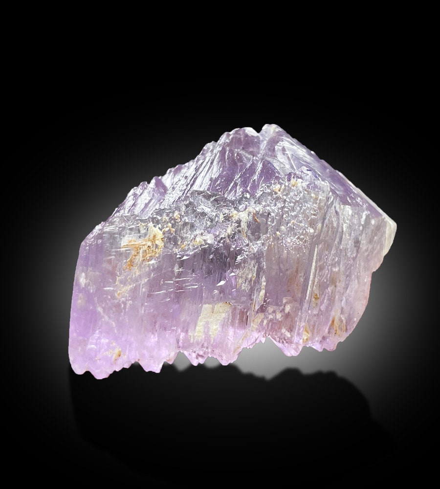 Natural Pink Kunzite Crystal: Dog Tooth Shape, 49 Gram