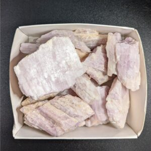 Pink & Purple Kunzite Mixed Sizes Rough 1lb Bulk Lot #lv3442 Pink & Purple Kunzite Mixed Sizes Rough 1lb Bulk Lot #lv3442