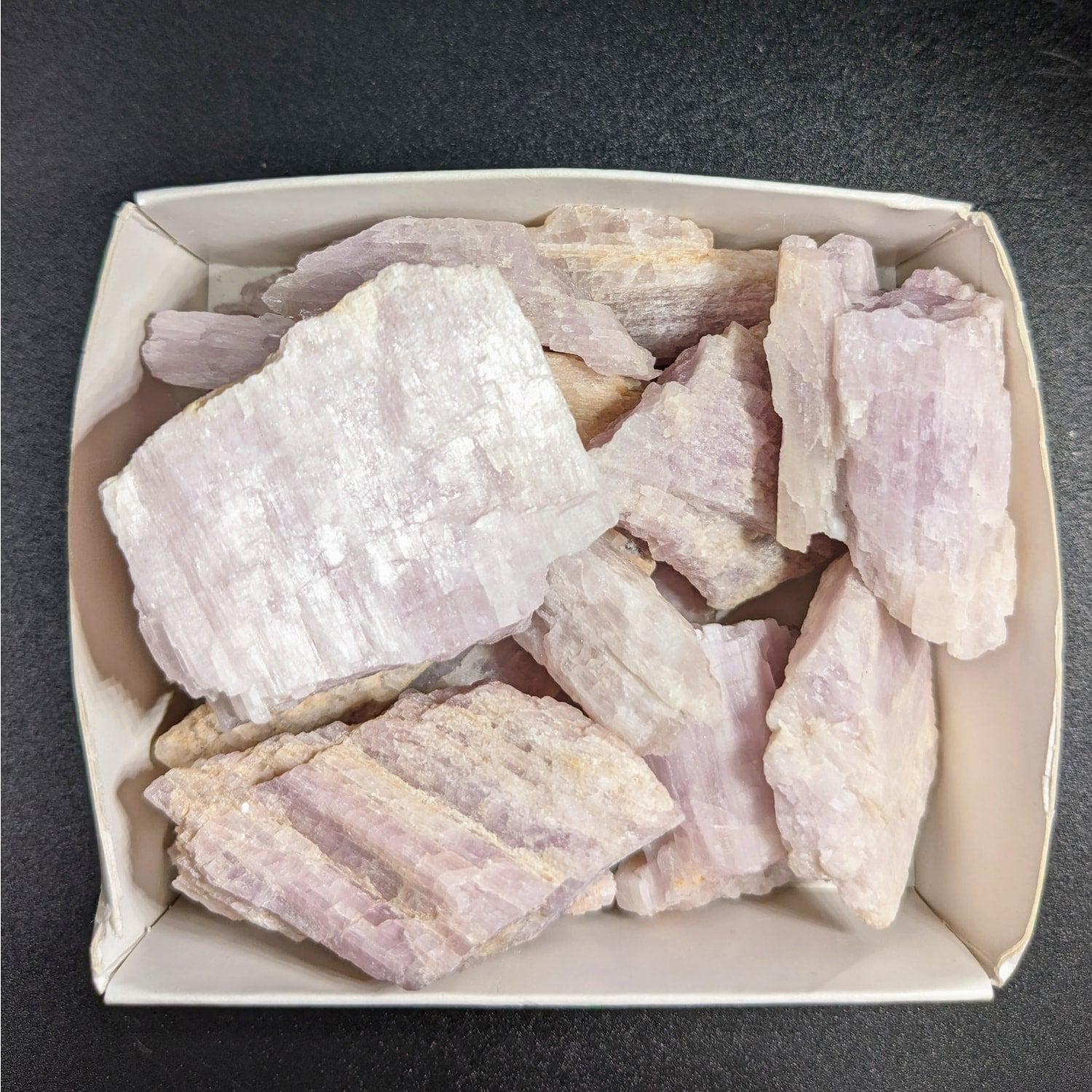 Pink & Purple Kunzite Mixed Sizes Rough 1lb Bulk Lot #lv3442 Pink & Purple Kunzite Mixed Sizes Rough 1lb Bulk Lot #lv3442