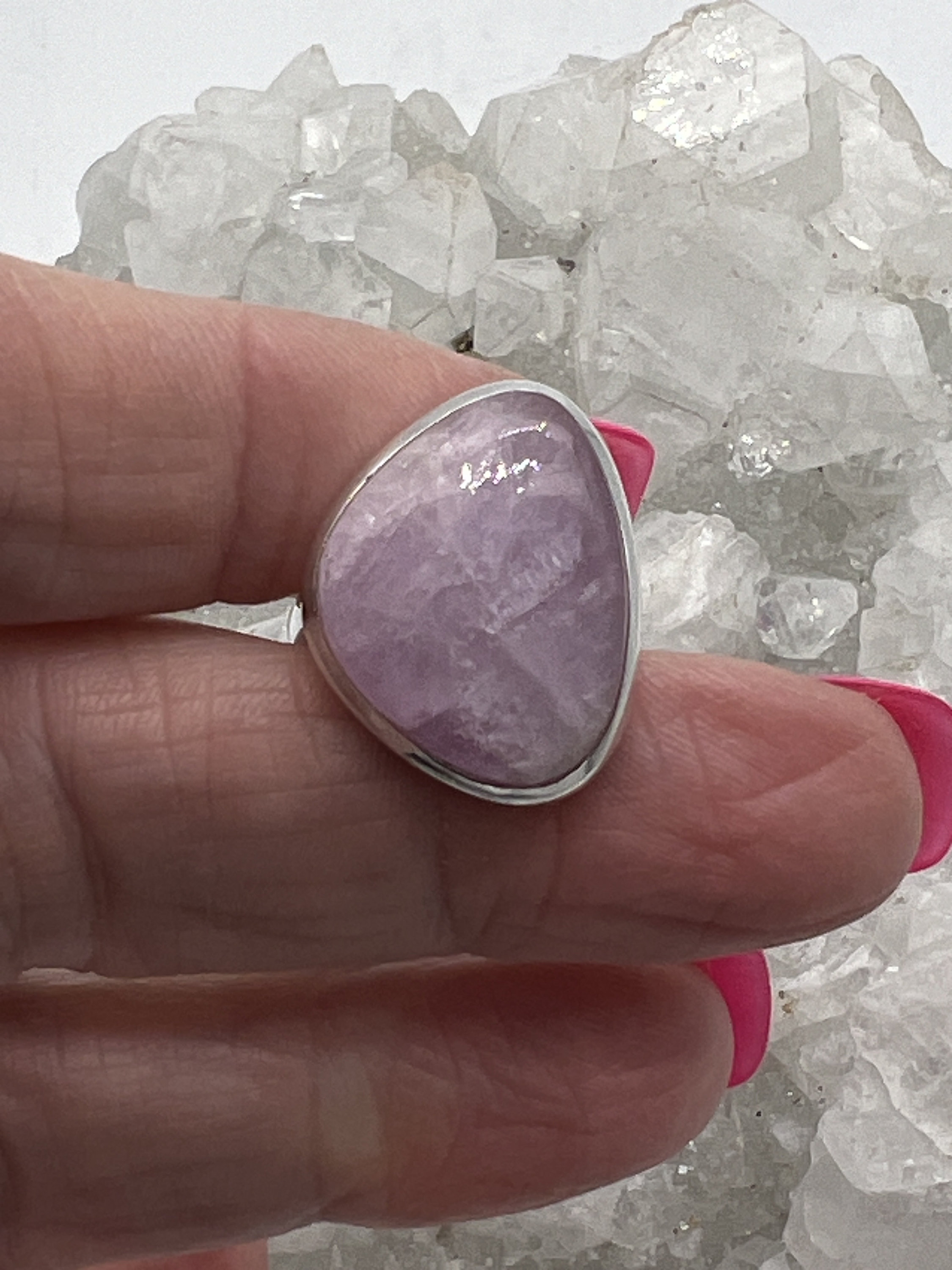 Kunzite Ring, Size 6