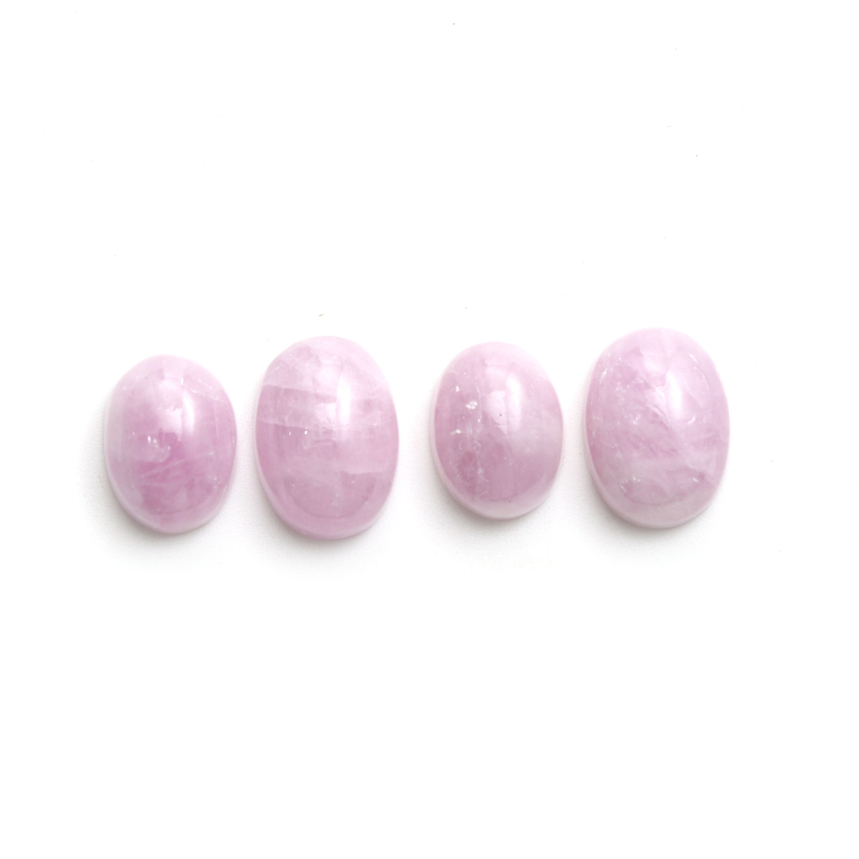 Natural Kunzite Oval/ Rondelle Smooth Loose Gemstone | Kunzite Jewelry Handmade Gift For Women | Price Per Set Natural Kunzite Oval/ Rondelle Smooth Loose Gemstone | Kunzite Jewelry Handmade Gift For Women | Price Per Set