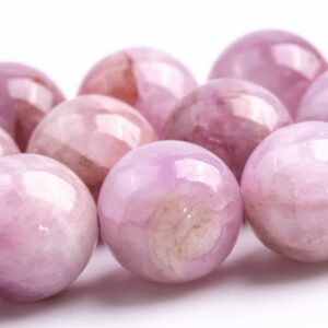 10-11mm Kunzite Beads Brazil Grade A+ Genuine Natural Purple Pink Gemstone Round Loose Beads 16"/7" Bulk Lot Options (118026)