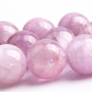 10-11mm Kunzite Beads Brazil Grade A+ Genuine Natural Purple Pink Gemstone Round Loose Beads 15.5" / 7.5" Bulk Lot Options (118028)