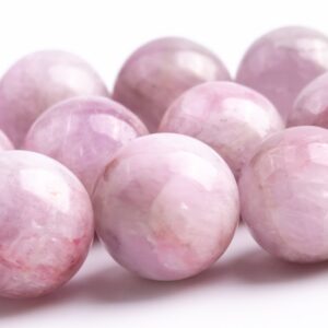 10-11MM Kunzite Beads Brazil Grade A Genuine Natural Purple Pink Gemstone Half Strand Round Loose Beads 7" Bulk Lot Options (118029h-4004)