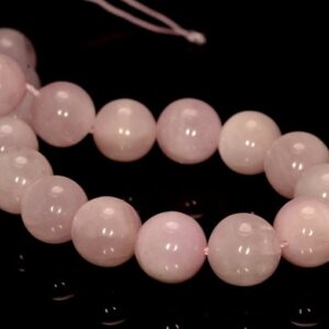 10mm Genuine Kunzite Gemstone Grade Aa Pink Round Loose Beads 7.5 Inch Half Strand (80005549-470)