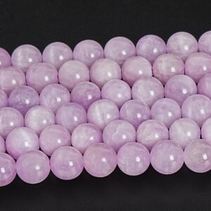 6mm 8mm 10mm 12mm Purple Kunzite Beads Natural Grade Aa Gemstone Round Loose Beads