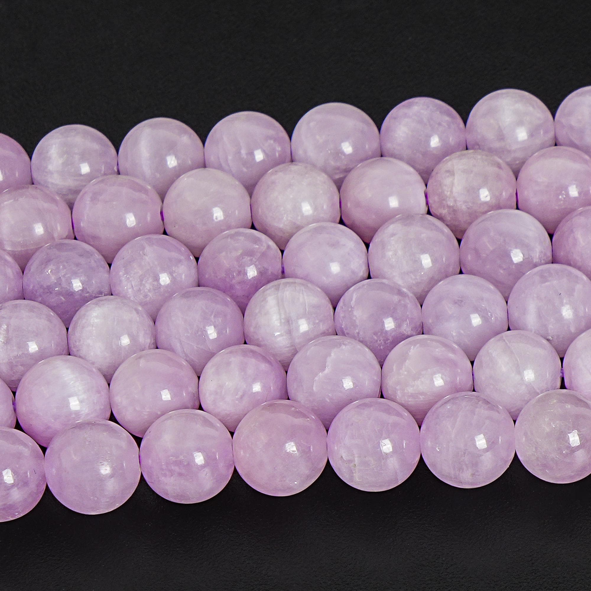 6mm 8mm 10mm 12mm Purple Kunzite Beads Natural Grade Aa Gemstone Round Loose Beads