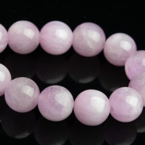 7-8mm Kunzite Beads Purple Pink Grade Aa+ Genuine Natural Gemstone Half Strand Round Loose Beads 7" Bulk Lot Options (118862h-2590)