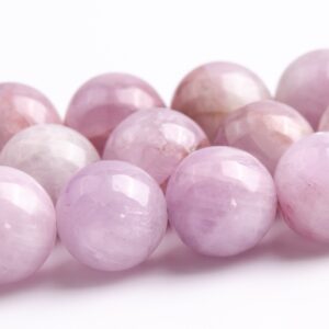 8-9mm Kunzite Beads Brazil Grade A+ Genuine Natural Purple Pink Gemstone Round Loose Beads 15.5"/7.5" Bulk Lot Options (118012)