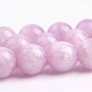8-9mm Kunzite Beads Purple Pink Grade Aa Genuine Natural Gemstone Round Loose Beads 15.5" /7.5" Bulk Lot Options (118351)