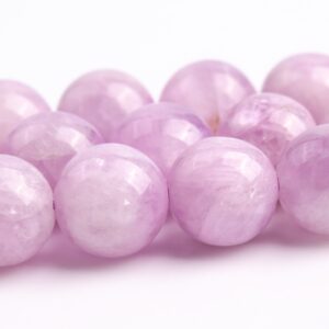 8-9mm Kunzite Beads Purple Pink Grade Aa+ Genuine Natural Gemstone Round Loose Beads 15.5" / 7.5"bulk Lot Options (118350)