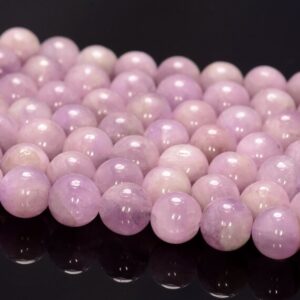 8mm Natural Kunzite Gemstone Grade Aaa Lavender Purple Round Loose Beads 15.5 Inch Full Strand (80006310-489)