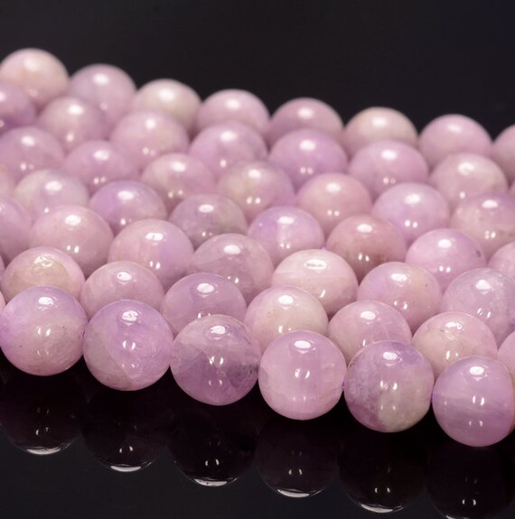8mm Natural Kunzite Gemstone Grade Aaa Lavender Purple Round Loose Beads 15.5 Inch Full Strand (80006310-489)