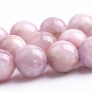 9-10mm Kunzite Beads Brazil Grade A+ Genuine Natural Purple Pink Gemstone Round Loose Beads 15.5" /7.5" Bulk Lot Options (118025)