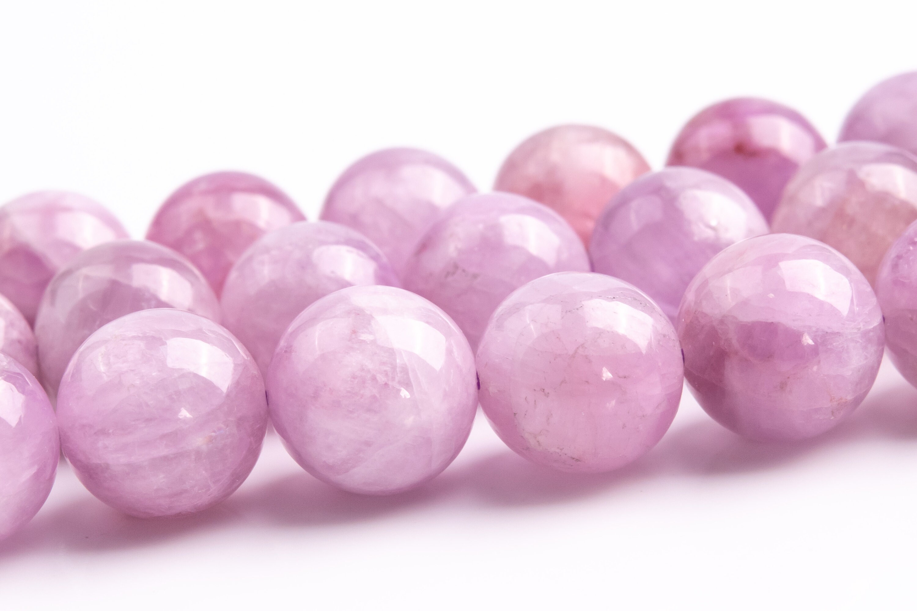 9-10mm Kunzite Beads Brazil Grade Aa Genuine Natural Purple Pink Gemstone Full Strand Round Loose Beads 15.5" (118018-4001)
