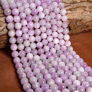 Brazil Kunzite Beads Genuine Natural Round Gemstone Beads