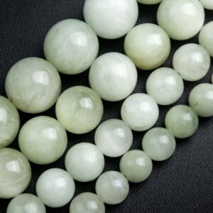 Light Green Kunzite Beads Genuine Natural Grade Aa Gemstone Round Loose Beads 7mm 8mm 10mm 12mm 13mm Bulk Lot Options