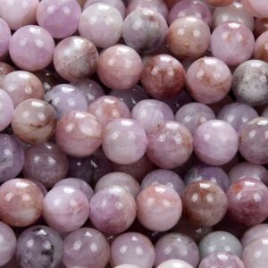 Natural Kunzite Gemstone Round 5mm 6mm 7mm 8mm 9mm 10mm 11mm 12mm Loose Beads (d271)