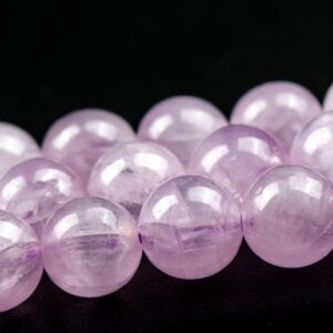 Purple Kunzite Beads Genuine Natural Grade Aaaa Gemstone Round Loose Beads 5mm 6mm Bulk Lot Options