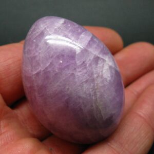 Large Kunzite Spodumene Egg From Madagascar - 2.0"