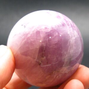 Natural Multicolored Spodumene Kunzite Hiddenite Sphere Ball From Brazil - 1.9" Natural Multicolored Spodumene Kunzite Hiddenite Sphere Ball From Brazil - 1.9"