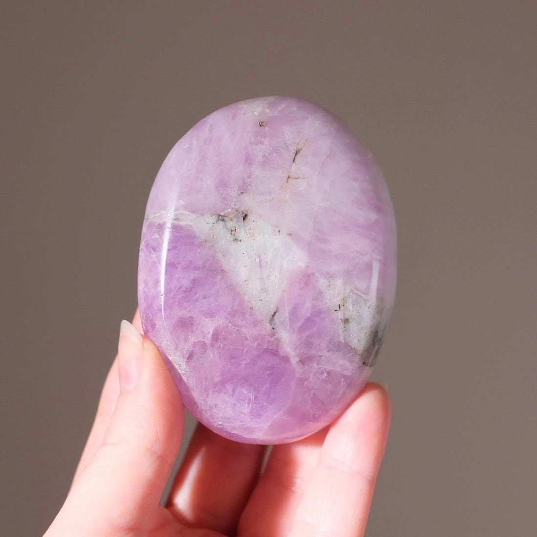 Rare Kunzite Palm | Large Pink Kunzite Crystal Palm