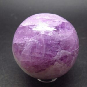 Rich Pinkish - Purple Kunzite Spodumene Sphere Ball From Brazil - 1.5" Rich Pinkish - Purple Kunzite Spodumene Sphere Ball From Brazil - 1.5"