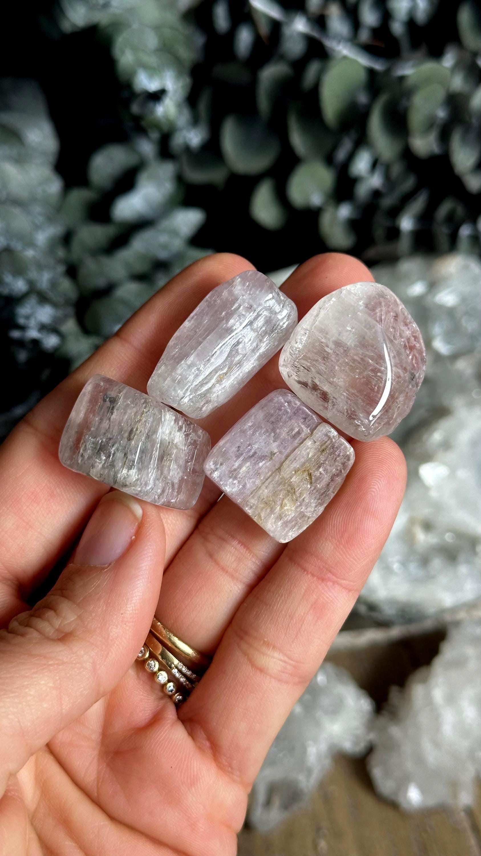 Tumbled Candy Kunzite Chunk