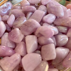 Lavender Kunzite Tumbled Stone, XS Kunzite Tumble