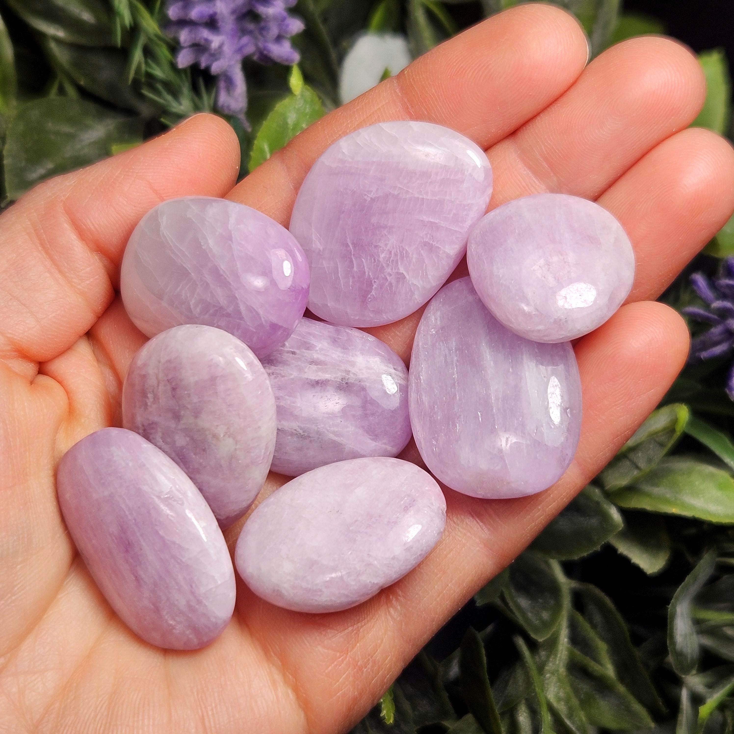 Purple Kunzite Tumbled Crystal, Kunzite Specimen Purple Kunzite Tumbled Crystal, Kunzite Specimen