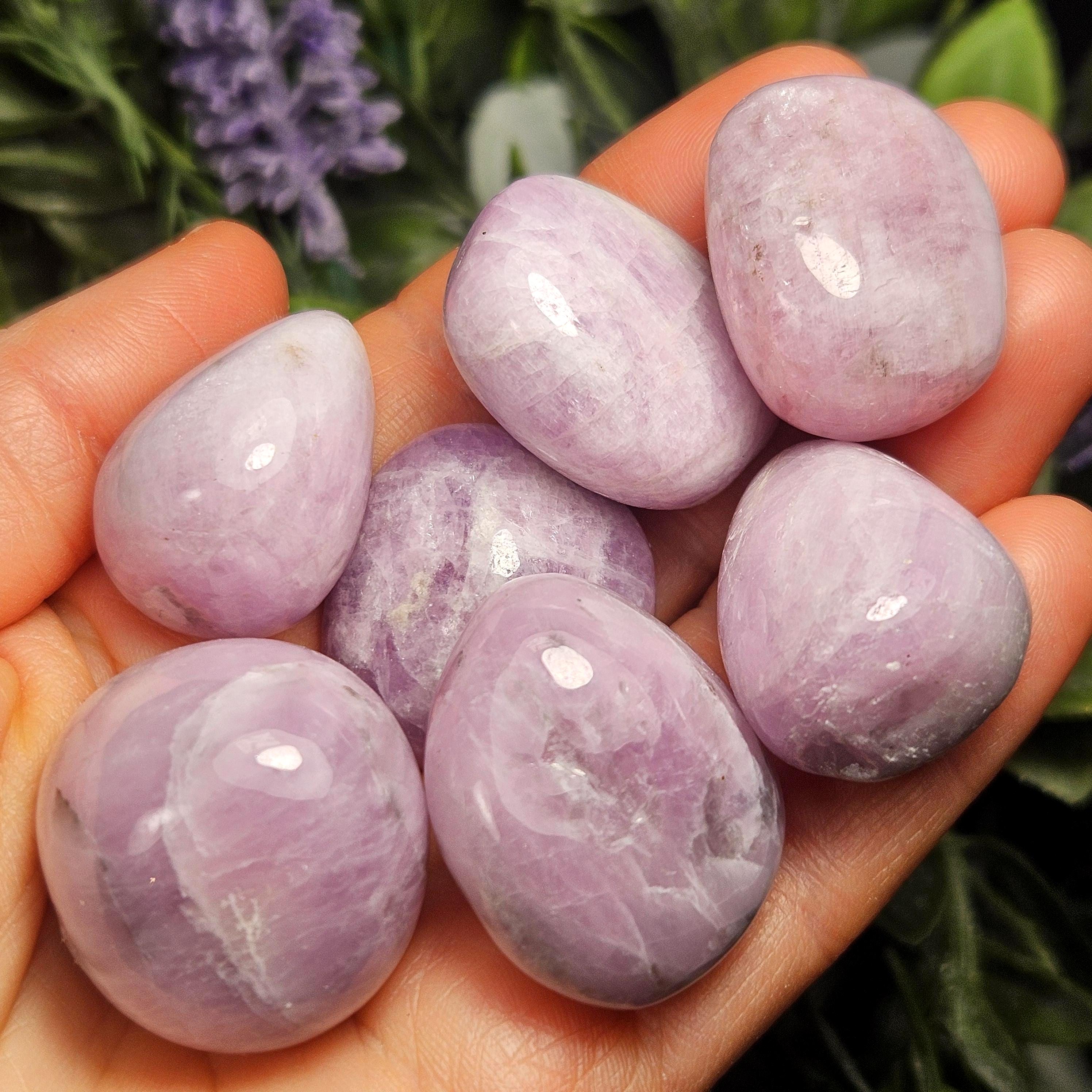 Purple Kunzite Polished Specimen 15g+, Tumbled Kunzite Crystal Purple Kunzite Polished Specimen 15g+, Tumbled Kunzite Crystal