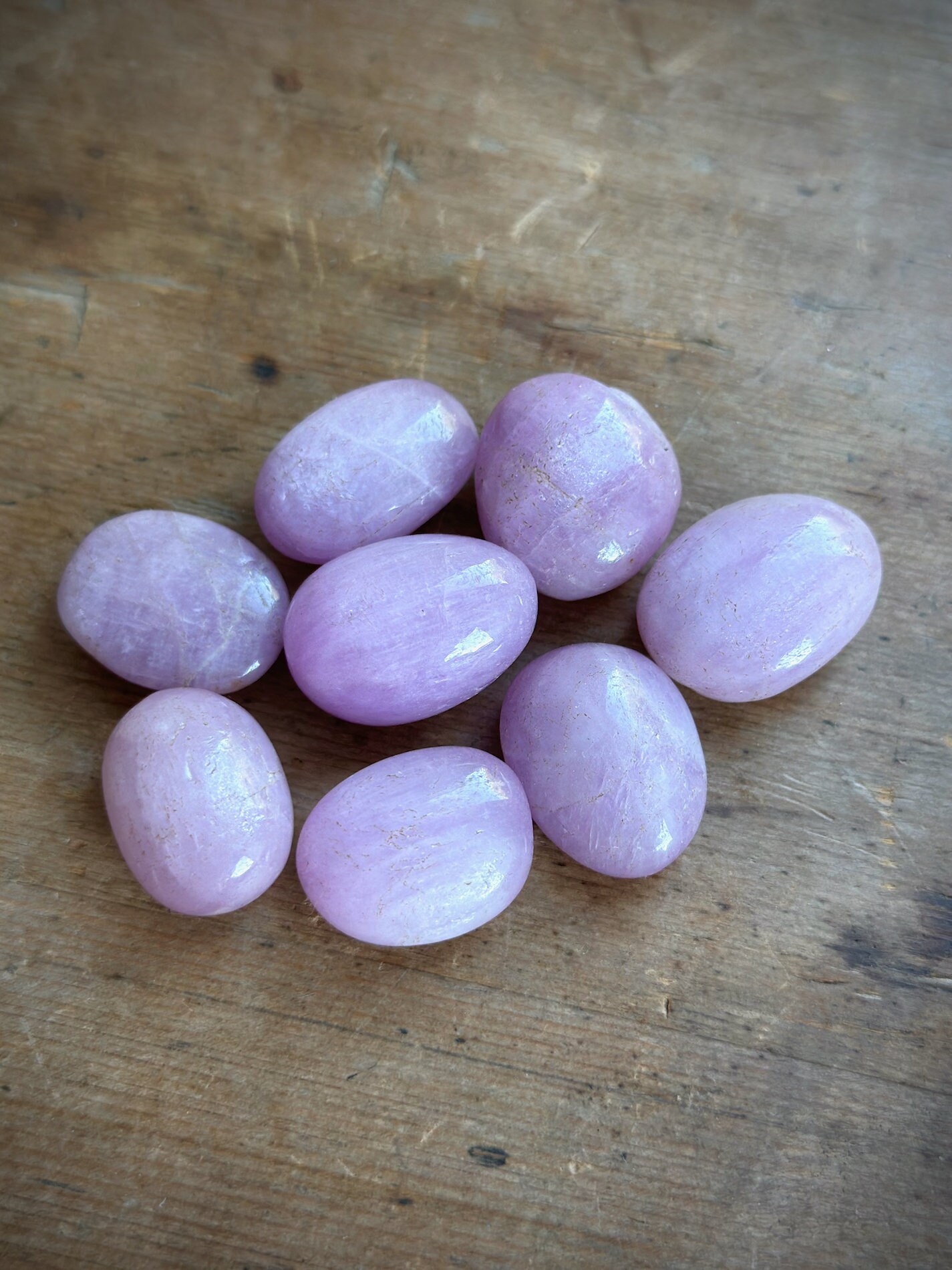 Kunzite Tumble Crystal Natural Kunzite Tumble Crystal Natural