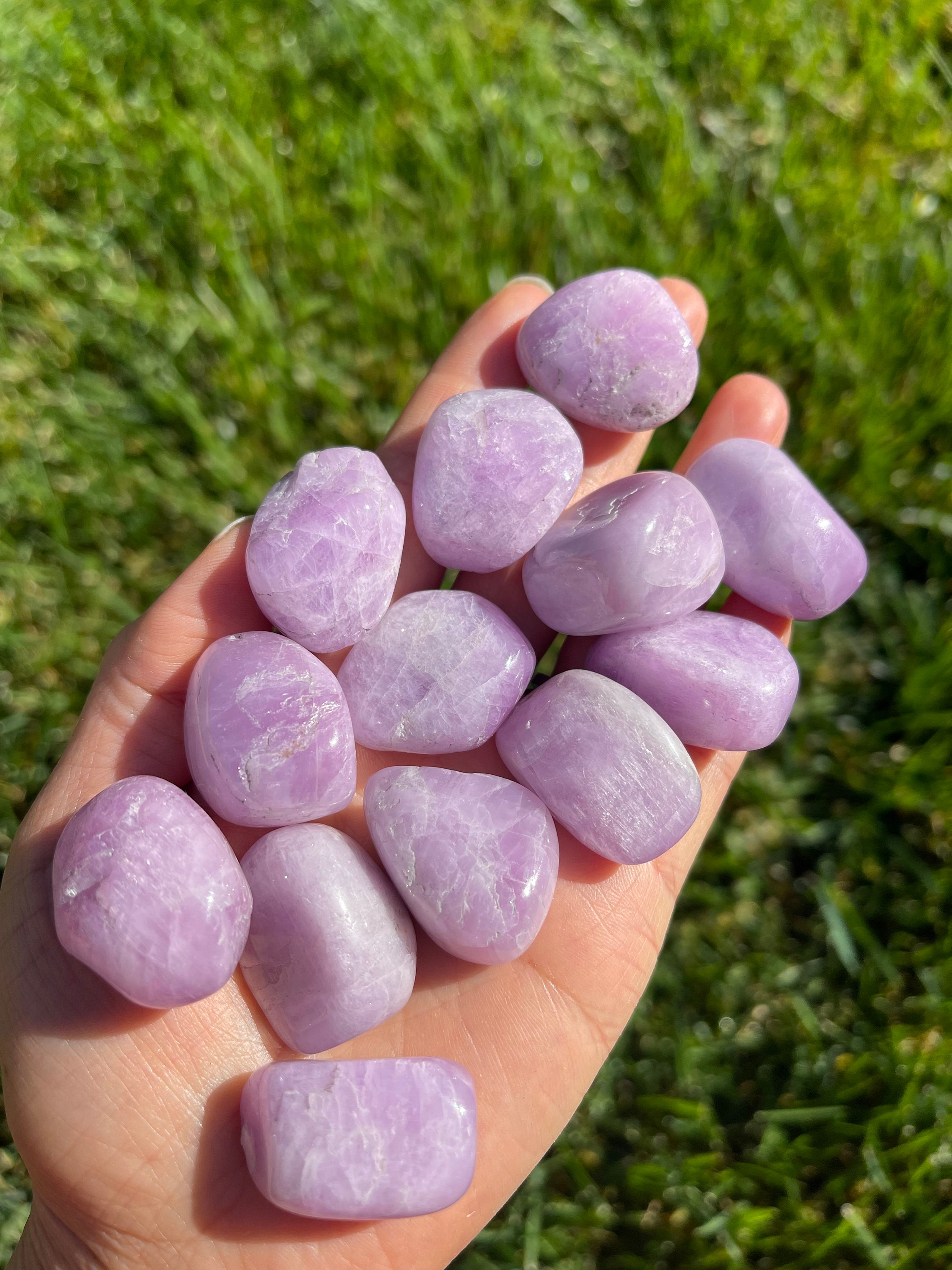 Kunzite Tumble Stones Kunzite Tumble Stones