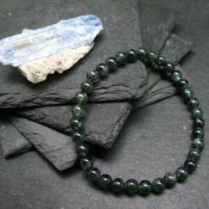 Blue Kyanite Genuine Bracelet ~ 7 Inches ~ 5mm Round Beads