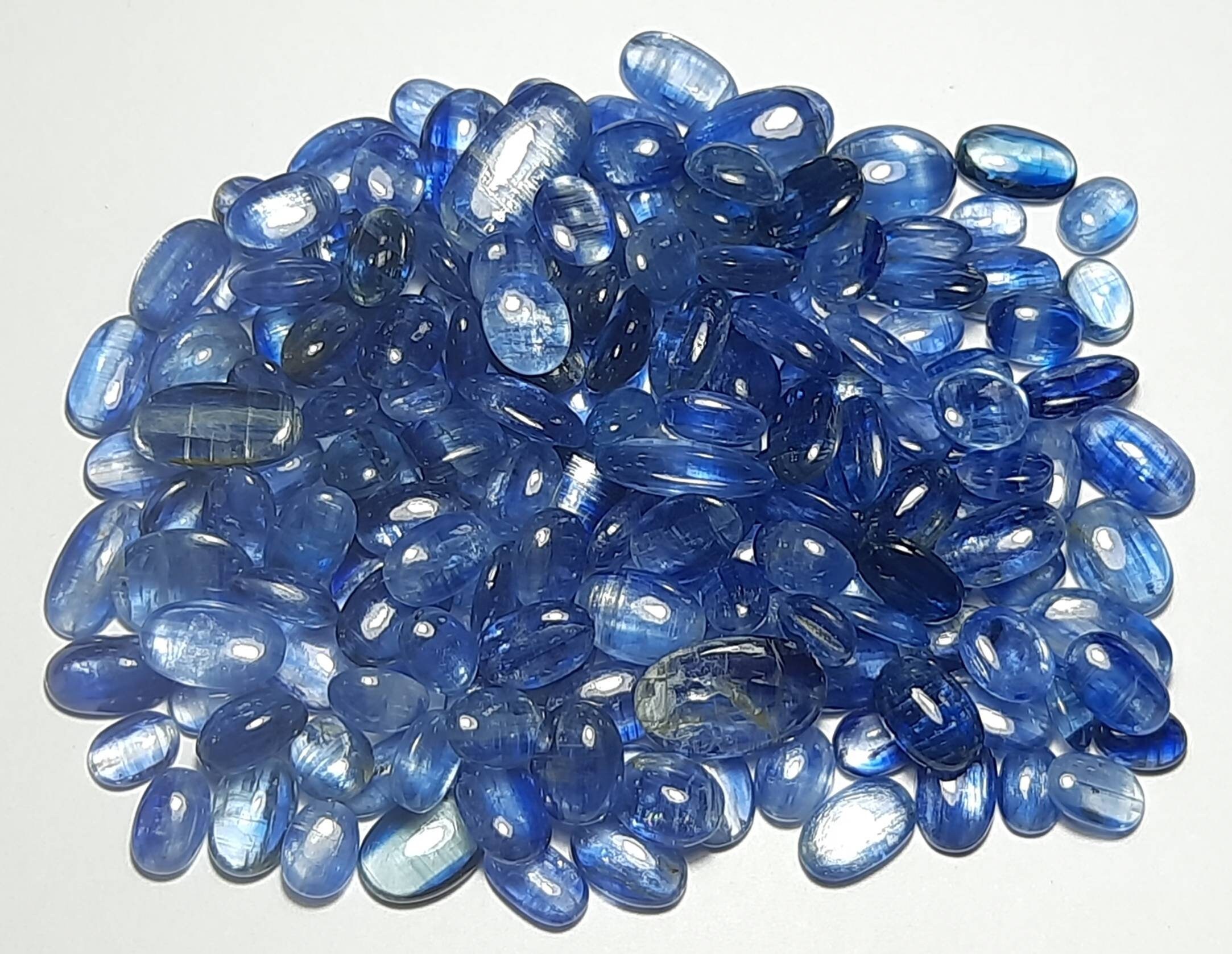 Natural Blue Kyanite Cabochon: Free Size Loose Gemstone