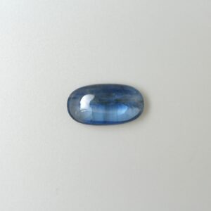 Natural Blue Kyanite Oval Cabochon Loose Gemstone from Nepal - 12x22mm, 19ct